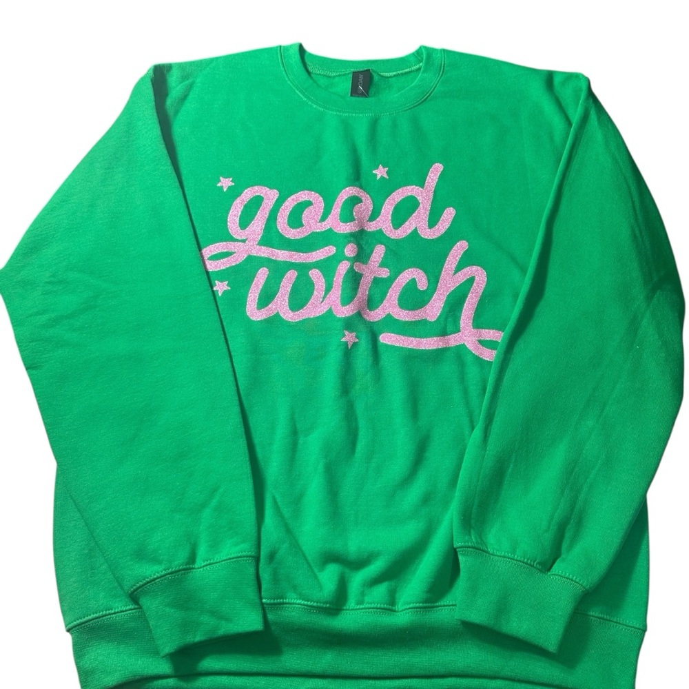 WICKED/"GOOD WITCH" CREW NECK SWEATSHIRT/SIZE:M - Picture 3 of 12